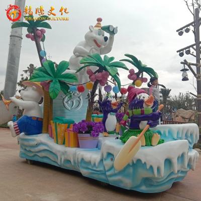 China Visitors festival attraction celebrating parade car for amusement park for sale