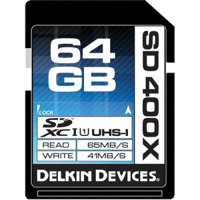 China Delkin Devices 64GB SDXC Card 400x UHS-I Price $29 for sale