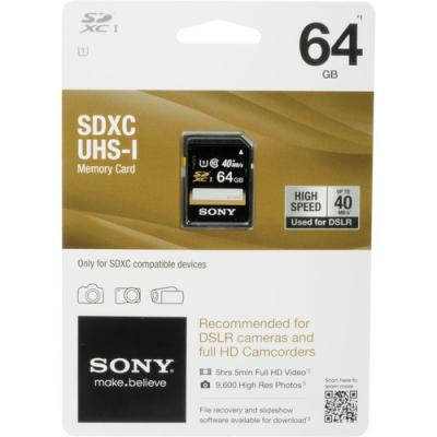 China Sony 64GB SDXC Card Class 10 UHS-1 Price $16.5 for sale