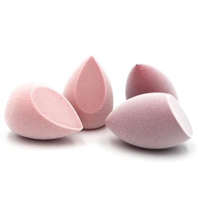 China Washable Factory Wholesale Beauty Sponge Colorful Cosmetics Foundation Powder Non-latex Puff Teardrop Oval Makeup Blender for sale