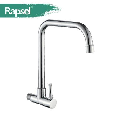 China Faucets Fujian Factory Modern Style Brass Metered Single Body G1/2 Cold Kitchen Faucet for sale