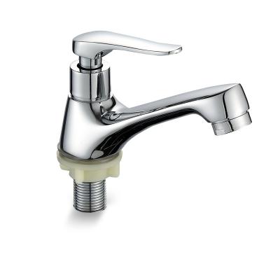 China Metered Single Cold Faucets China Supplier Rapsel Copper Faucet Chrome Plated Basin Faucet for sale