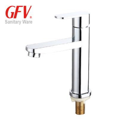 China Metered Sanitary Faucets Quanzhou Ware Factory Cold Water Zinc Basin Faucets for sale