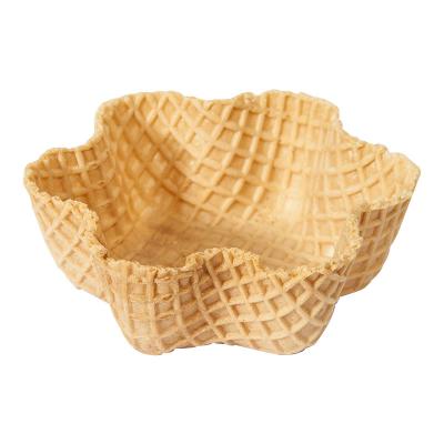 China CE Crispy Tart Chocolate Waffle Cones 92mm Caliber , Custon Size for sale