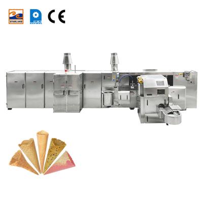 China 1.5KW 117 Placas para hornear Cono de helado Máquina para hornear cono de helado en venta