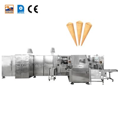 China PLC 1,5 kW Barquillo Kegel Backmaschine Snack-Food-Maschinen zu verkaufen