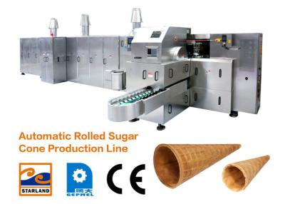 China Automatische Chocoladerol Sugar Cone Production Line 10000cones/Hour Te koop