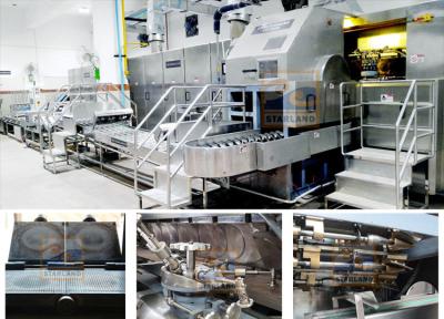 China Het hoge Staal van Sugar Cone Production Line Stainless van de Output Automatische Rol Te koop