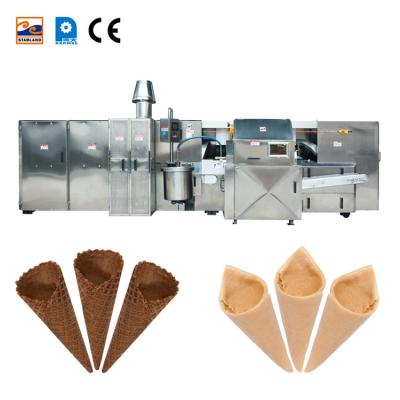 China 5m Long Rolled Sugar Cone Production Line Versatile Fully Automatic 51 Baking Plates for sale