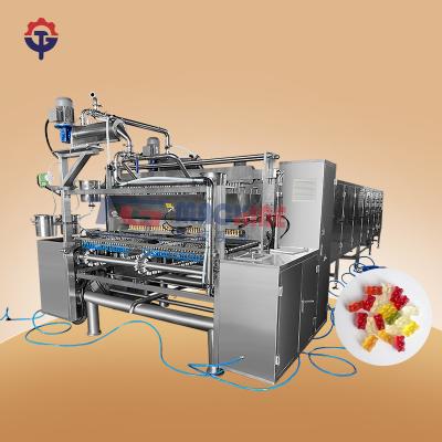 China High Speed ​​Low Energy Full Automatic Servo Motor 316 Stainless Steel Advanced Soft Gummy Candy Making Machine Production Line for sale