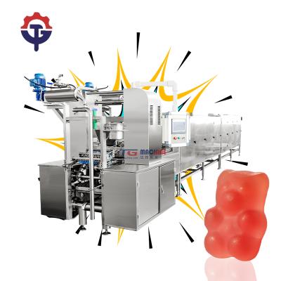 China Low Energy High Speed ​​Industrial Fudge Making Machine Gummy Production Equipment Vitamin Gummy Production Line for sale