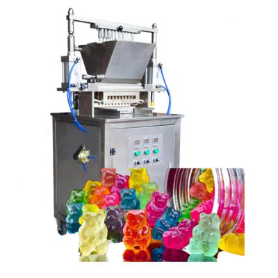 China Factory New Small Semi-automatic Lollipop Depositing Machine Gummy Candy Making Machine Jelly Candy Machine for sale