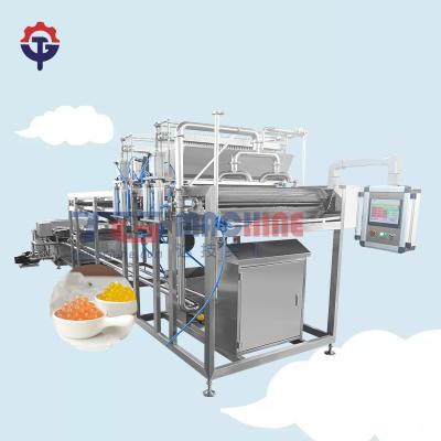 China Stainless steel jumping boba production line agar juice factory goods automatic konjac ball juice ball making machine for sale