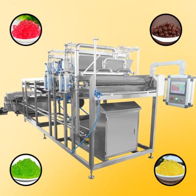 China Commercial Stainless Steel AGAR BOba Bubble Ball Making Machine Automatic Jumping Ball Factory Production Line for sale