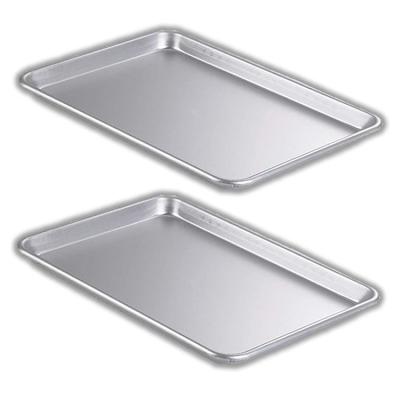 China Disposable Promotional High Temperature Resistance Foil Bakeware Kitchen Bread Baking Tray for sale