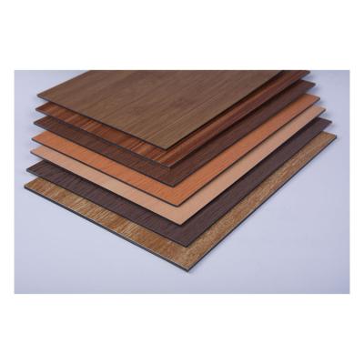 China Modern Wood Look High Gloss Aluminum Board For Interior And Exterior Wall Decoration for sale