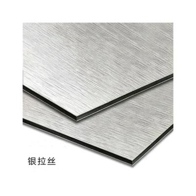 China Modern IDEABOND Alcobond Gold Brushed Aluminum Panel ACP Aluminum Plastic Composite Panel For construction decoration material for sale