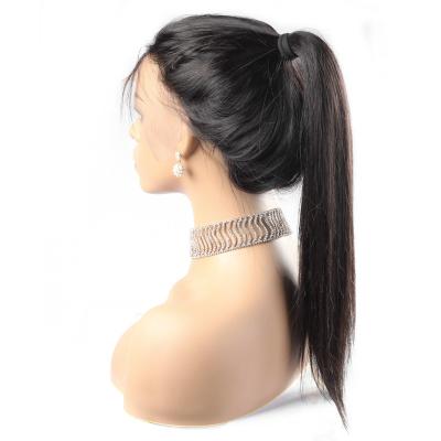 China Hd Transparent Straight Full Lace Wig With Baby Hair, Brazilian Full Lace Hair Wig For Women for sale