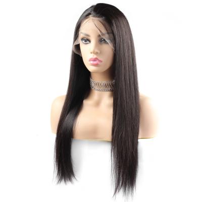 China Hd 4*4 Lace Front Straight Transparent Lace Human Hair Wig For Black Women for sale