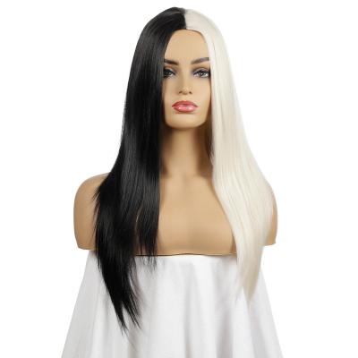 China European and American new European and American style WIG LADIES SHAPE HUNDRED STRAIGHT HAIR LONG WIG set for sale