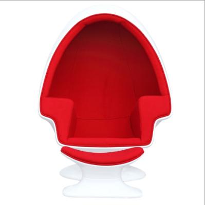 China Modern Top Selling Guaranteed Quality Fiberglass Space Chair Safety Egg Chair Large Pod Chair Egg for sale