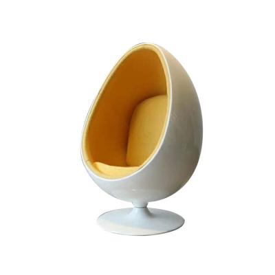 China Wholesale Price Classic Leather Upholstered Inside Fashion Aviation Egg Chair Hanging Egg Chair Set for sale