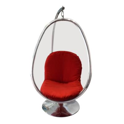 China Factory direct sales classic leather upholstered inside top quality children swing egg rotating chair for sale