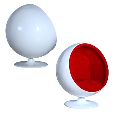 China Manufacturers Direct Selling Modern Half Stability Fiberglass Ball Chair for sale