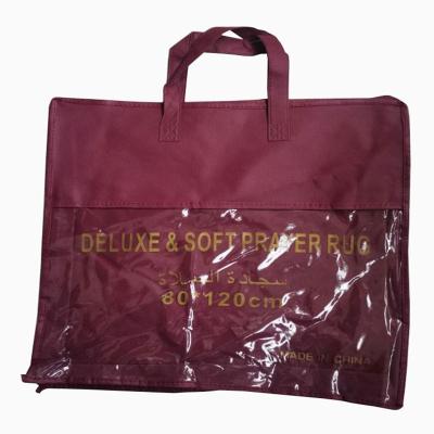 China For Packing Goods Using New Design Logo Fabric Shopping Bags For Custom Apparel Packingg for sale