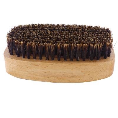 China Shaving Brush Factory Price Wooden Oval Beard Brush for sale