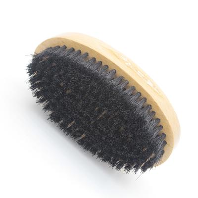 China 100% Handmade Boar Bristle Hair Brush Beard Brush 100% Custom Color Nature Logos For Men Beard Grooming for sale