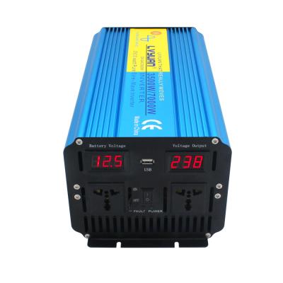 China For Universal Home Air Conditioning Sockets Dual Inverter Pure Sine Wave 12V/24V To Camping 110V/220V Inverter Solar Power Inverter 3500W for sale