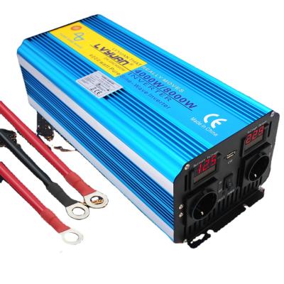 China For Lvyuan 4000W 8000W Air Conditioning 12V 24V DC to AC 120V 230V Pure Sine Wave Inverter for sale