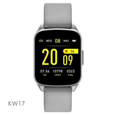 China KW17 Smart Wristband 1.3 Inch TFT Touch Screen Sports Smart Watch With Heart Rate Sleep Detection Silicone Strap for sale