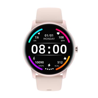 China Kingwear KW77 New Arrival 1.28 Inch Touch Screen Round Smart Watch Heart Rate SPO2 Monitor Multiple Faces Smart Watch for sale