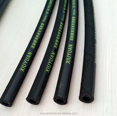 China Nitrile Rubber High Pressure Wire Hose Car Wash Water Braided Flexible Rubber Hose Te koop