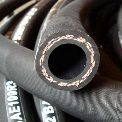 Chine Double SAE100R3 Industrial Braided Rubber Fiber Prices Hydraulic Hose à vendre