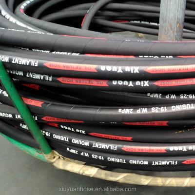 Cina For Industrial Tooling Double Fiber Hydraulic Tubing Hose Nonmetallic Rubber Hydraulic Oil Hose Return Fuel Hose in vendita