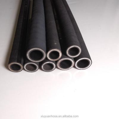 China Low Oil Hydraulic Fluids R12 Four Layers Steel Wire Spiral High Pressure Hydraulic Hose For Construction Machinery for sale