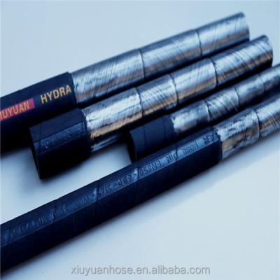 중국 NBR Thread Spiral Hose Hydraulic Oil Resistant Rubber Hydraulic Hose 판매용