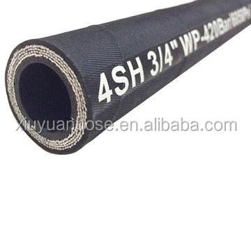 Κίνα Petroleum Fluids EN856 4SP Base Hydraulic Hose High Pressure Hydraulic Flexible Hose For Heavy Equipment προς πώληση