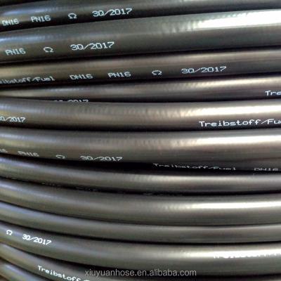 China Nitrile Rubber Smooth Surface Plain Steel Wire Braided To Refuel Hose Factory Export for sale