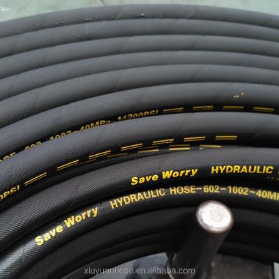 China Delivery Mineral Oil Or Water 602-2B Extracting Heavy Duty Rubber Hydraulic Oil Hose Water Pipe Industrial Rubber Tube zu verkaufen