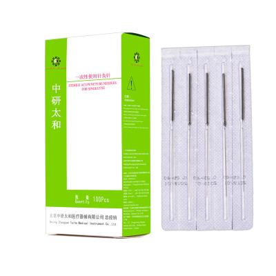 China Disposable Body Zhongyan Taihe Acupuncture Needle Beauty Massage Needle Acupuncture for sale