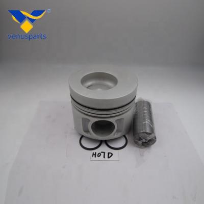 China Factory truck diesel engine parts H07D piston 13216-1980 13216-2260 1P10S08-AOT 13211-2370 for sale