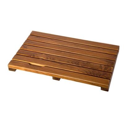 China Large Bath Teak Spa Floor Mats Handmade Solid Waterproof Luxury Durable Outdoor Panels Pad Wood for sale