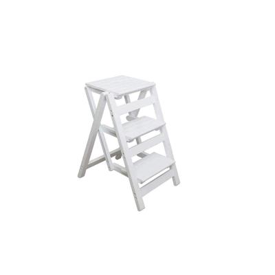 China Adjustable (Height) Restoring Antique Steps Stair Steps Ladders Chairs Wooden Folding Step Stool for sale