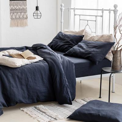 China Navy Disposable Classic Button Netting Duvet Cover for sale