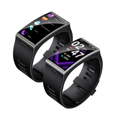 China Full HD Touch Screen Waterproof Touch Curved Screen Heart Rate And Blood Pressure Monitoring Sports Wristband Smart Watch for sale