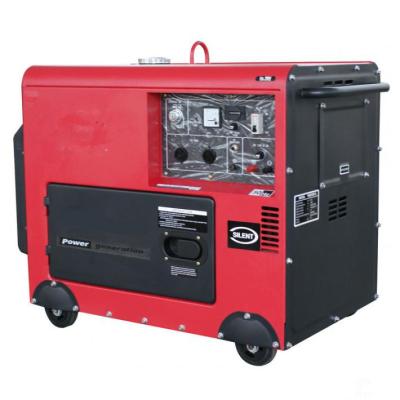 China 10HP  186FA  engine  super silent 5kw  diesel generator air cooling  factory price for sale